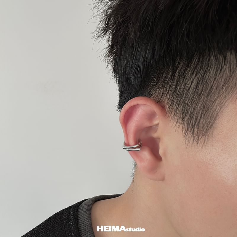 Layered Alloy Ear Cuff Set