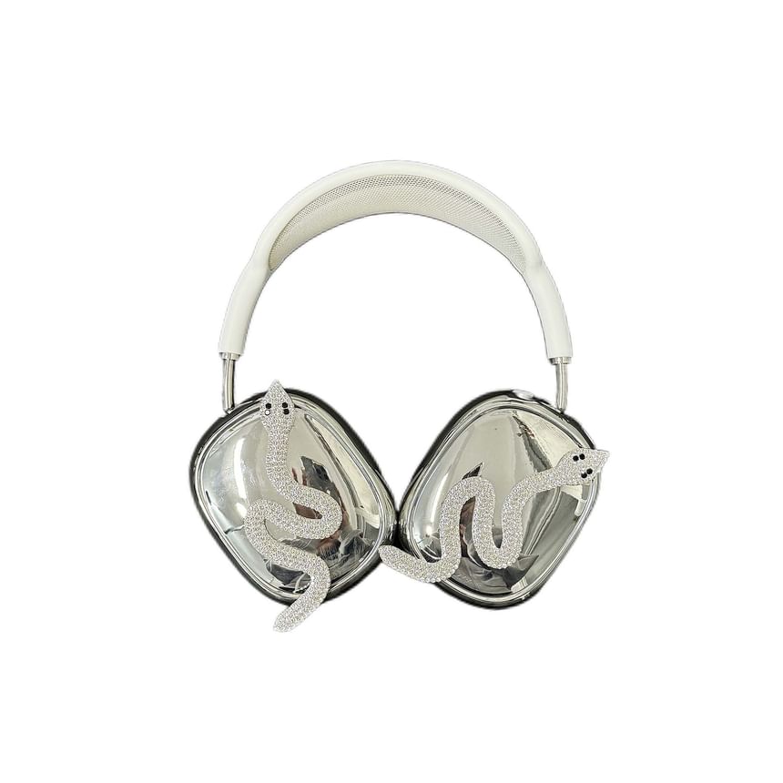 Snake Rhinestone AirPods Max  Earphone Case Skin