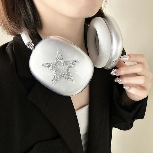 Star Rhinestone AirPods Max Earphone Case Skin