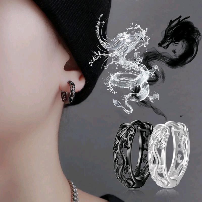 Rhinestone Hoop Earring