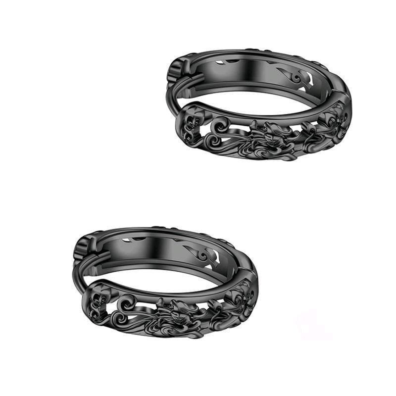 Rhinestone Hoop Earring