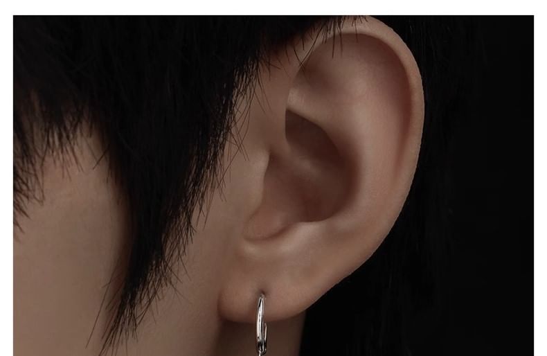 925 Sterling Silver Geometry Drop Earring / Set