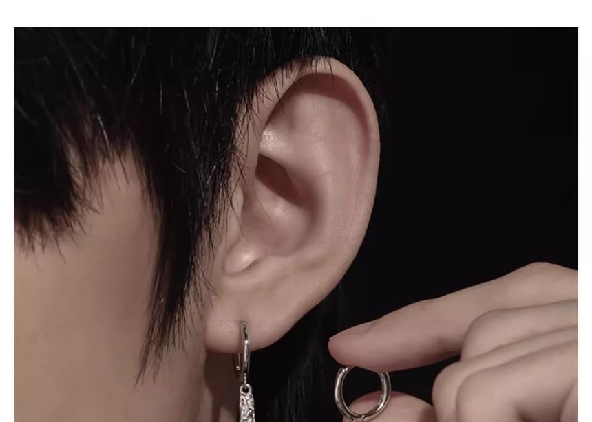 925 Sterling Silver Geometry Drop Earring / Set