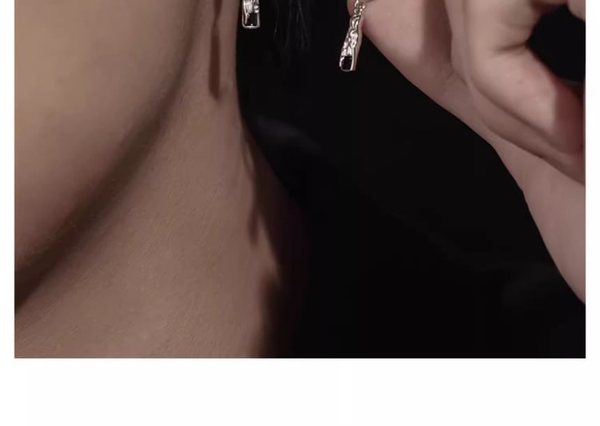 925 Sterling Silver Geometry Drop Earring / Set