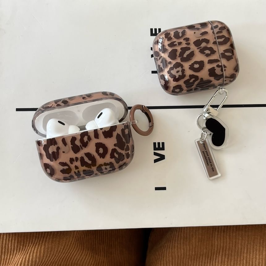 Leopard Print AirPods / Pro Earphone Case Skin / Charm / Set