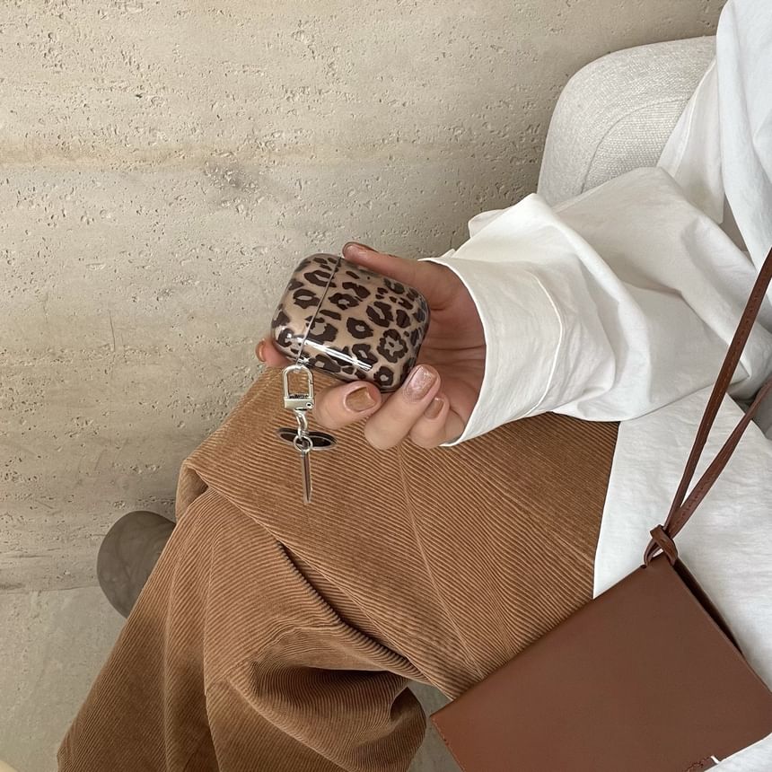 Leopard Print AirPods / Pro Earphone Case Skin / Charm / Set