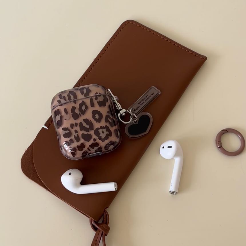 Leopard Print AirPods / Pro Earphone Case Skin / Charm / Set