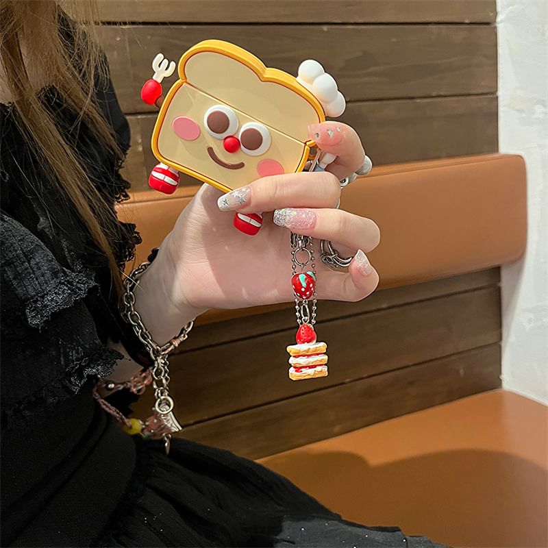 Toast AirPods / Pro Earphone Case Skin / Charm / Set