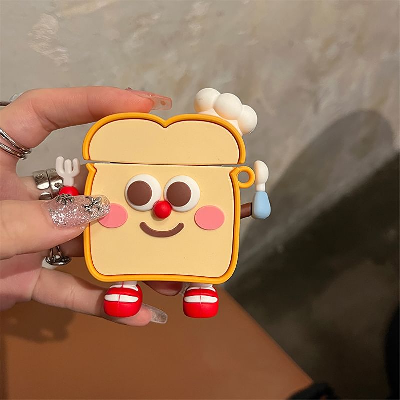 Toast AirPods / Pro Earphone Case Skin / Charm / Set
