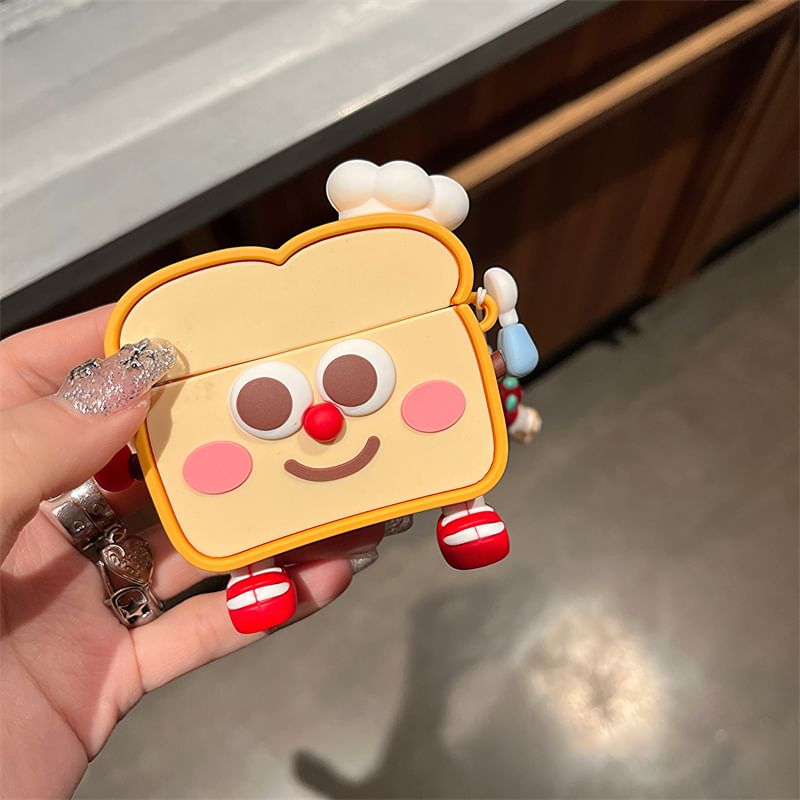 Toast AirPods / Pro Earphone Case Skin / Charm / Set