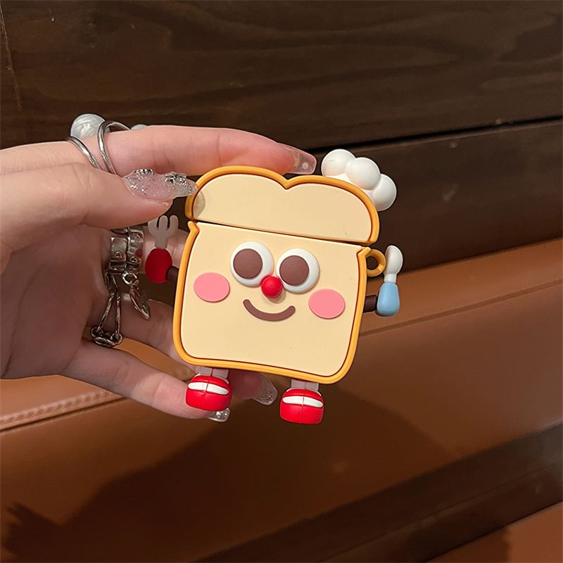 Toast AirPods / Pro Earphone Case Skin / Charm / Set
