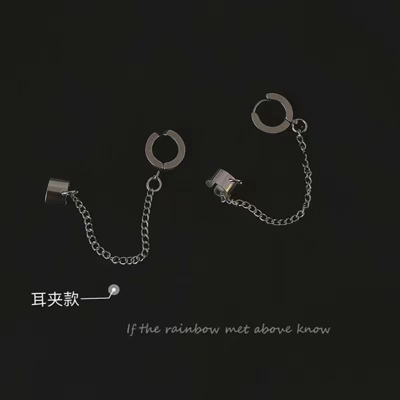 Chain Alloy Ear Cuff (Various Designs) / Set