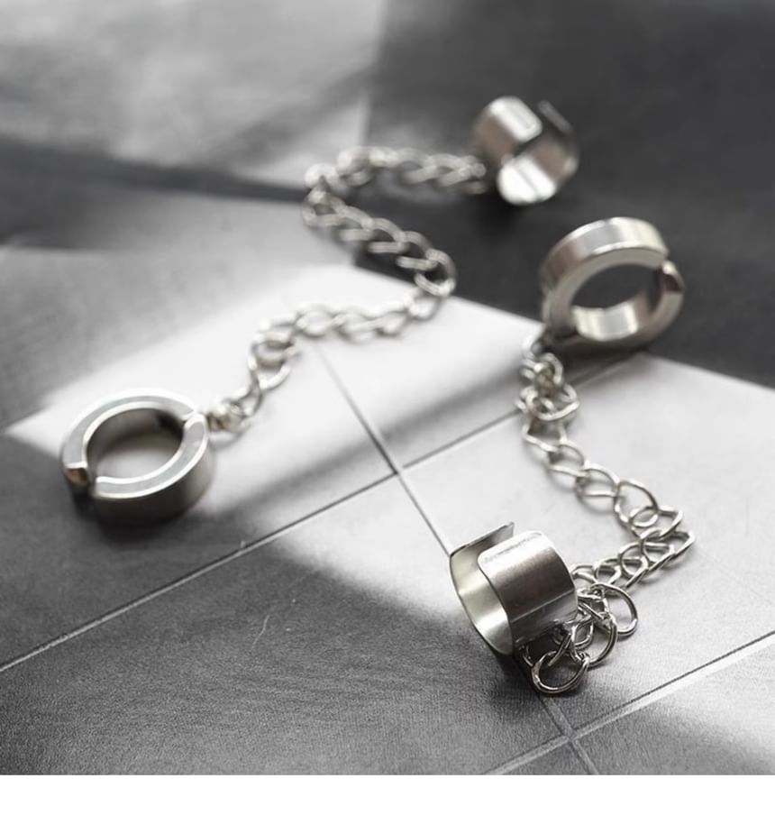 Chain Alloy Ear Cuff (Various Designs) / Set