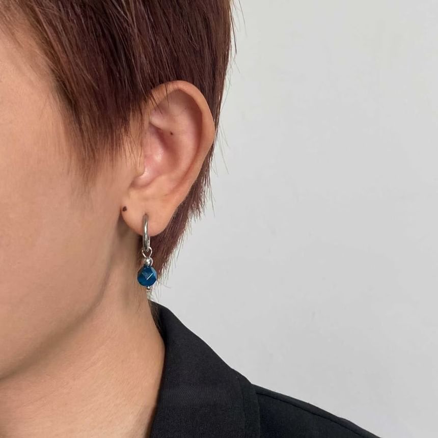 Faux Gemstone Stainless Steel Drop Earring / Set