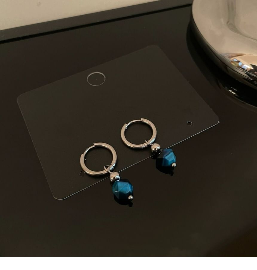 Faux Gemstone Stainless Steel Drop Earring / Set