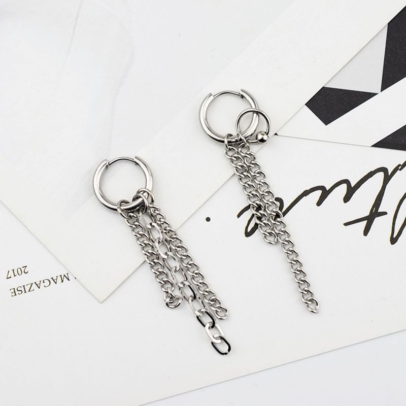Chain Dangle Earring Stainless Steel Various