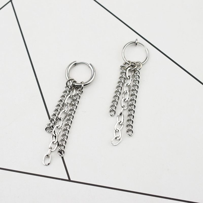 Chain Dangle Earring Stainless Steel Various