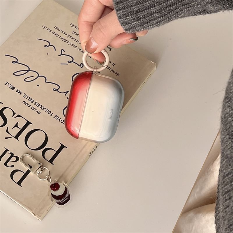 Gradient AirPods / Pro Earphone Case Skin / Cupcake Charm / Set