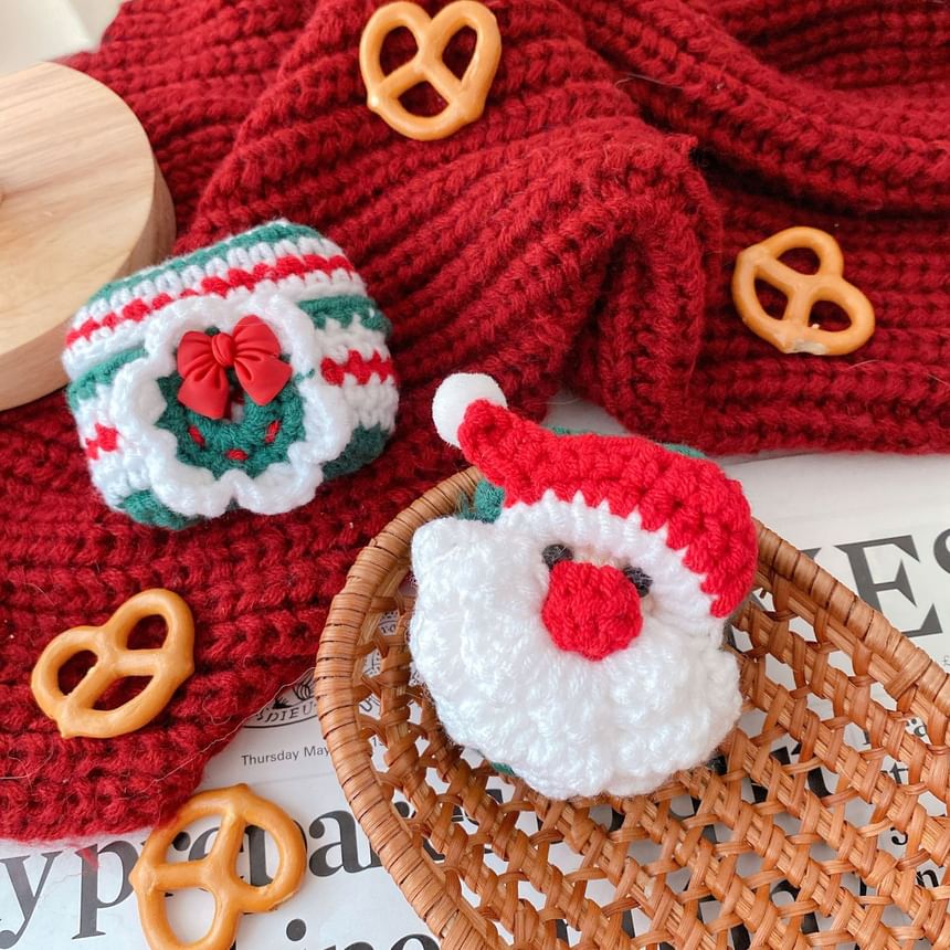 Christmas Santa / Tree Knit AirPods / Pro Earphone Case Skin
