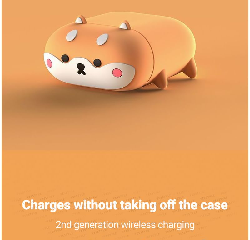 Silicone Shiba AirPods / AirPods Pro Case