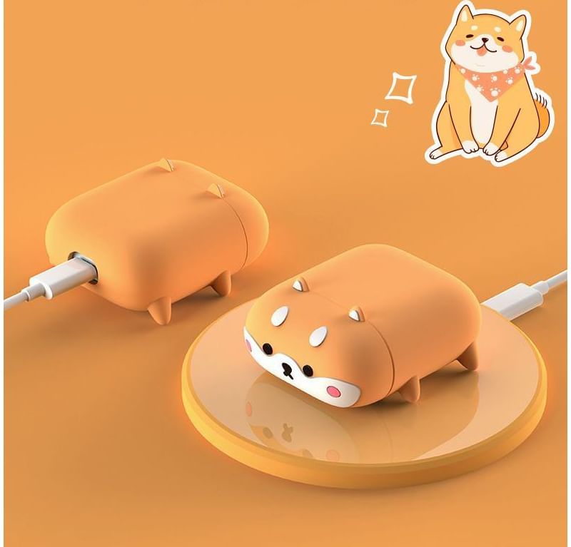 Silicone Shiba AirPods / AirPods Pro Case