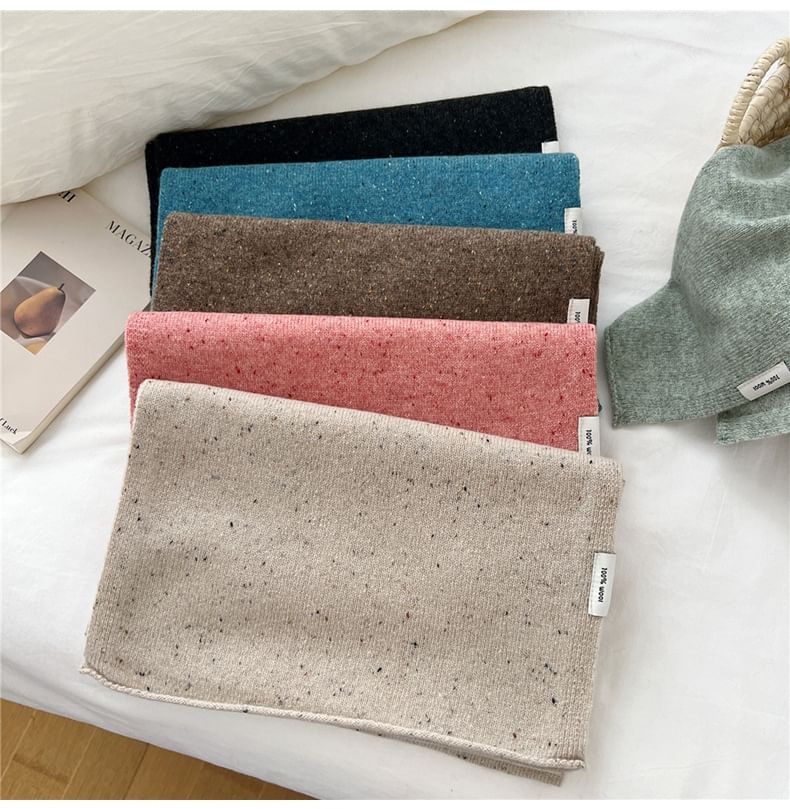 Dotted Knit Scarf