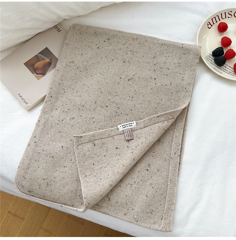 Dotted Knit Scarf