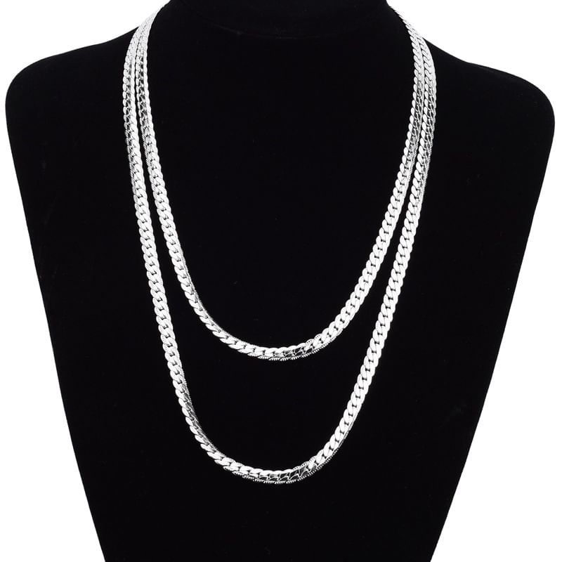 Snakebone Metallic Necklace