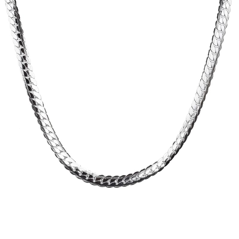 Snakebone Metallic Necklace