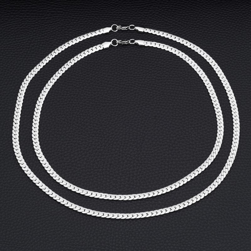 Snakebone Metallic Necklace