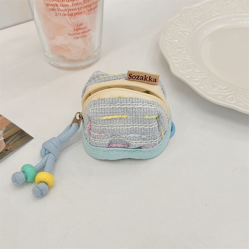 Melange Fabric Accessory Coin Purse / AirPods Case