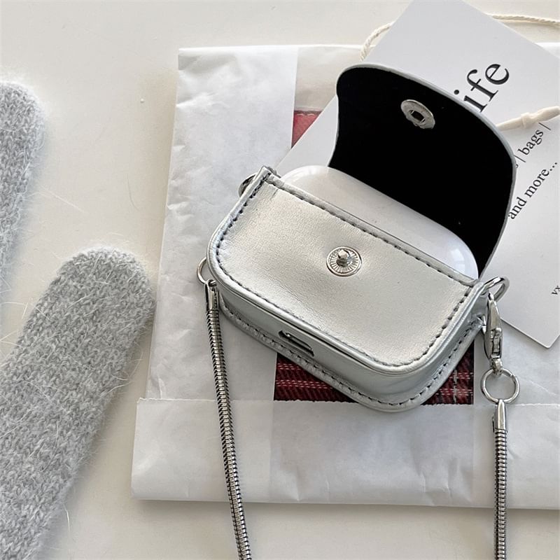 Faux Leather Lanyard AirPods / Pro Earphone Case Skin