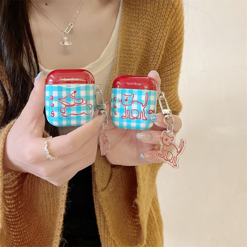 Animal Plaid AirPods / Pro Earphone Case Skin