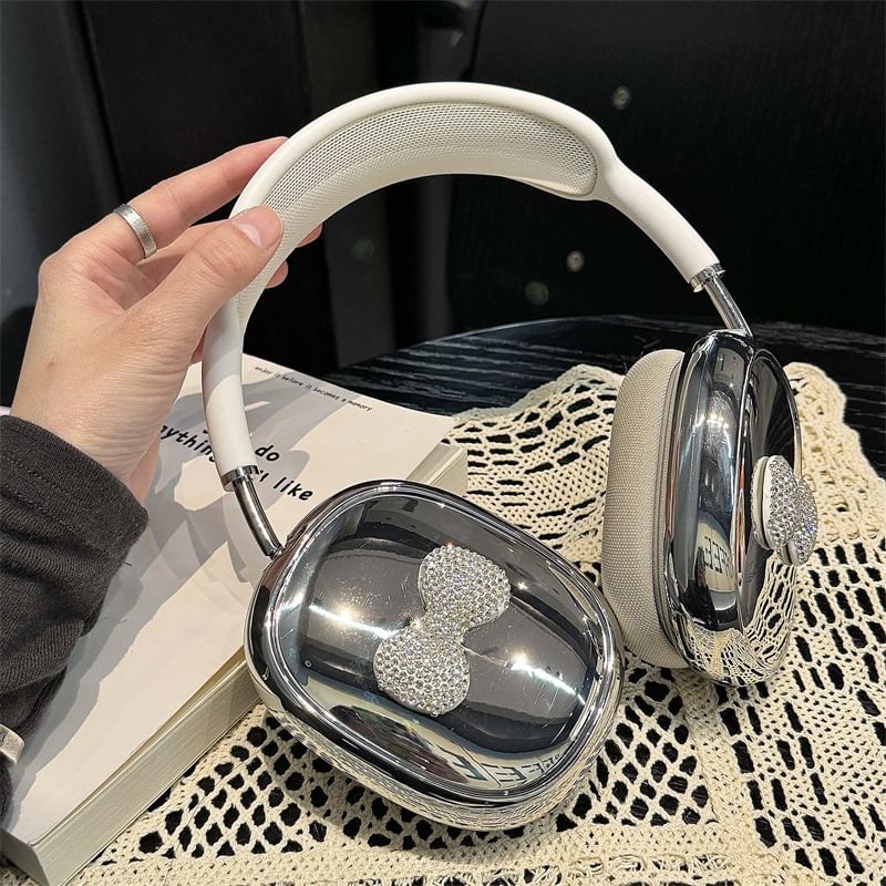 Bow Embellished AirPods Max Earphone Case Skin