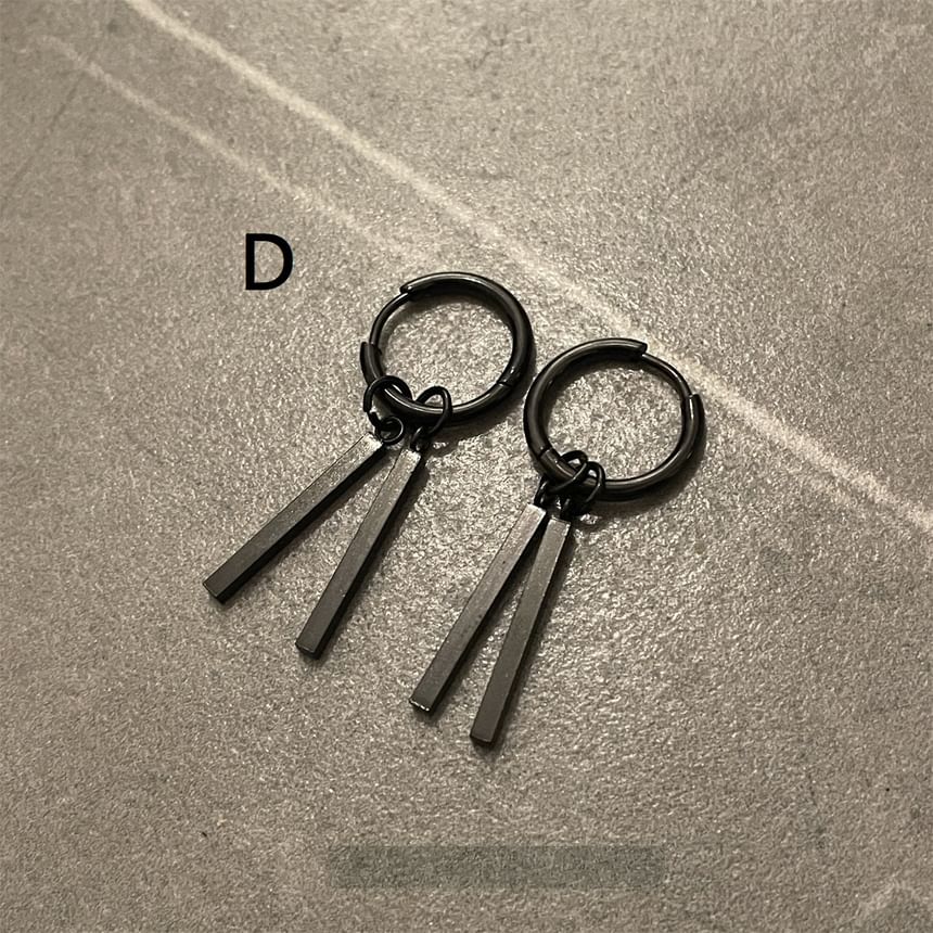 Stainless Steel Drop Earring (Various Designs)