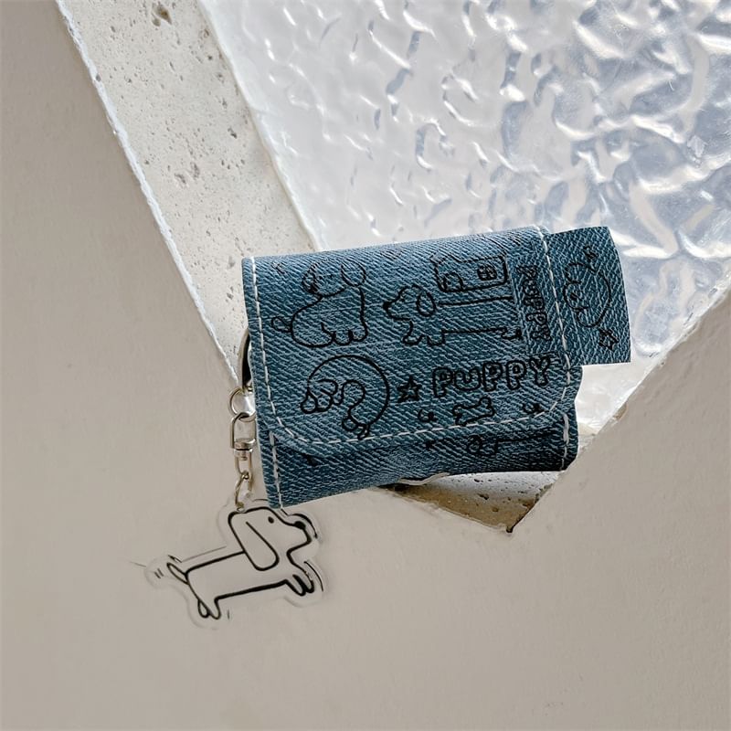 Denim Dog Charm AirPods / Pro Earphone Case Skin