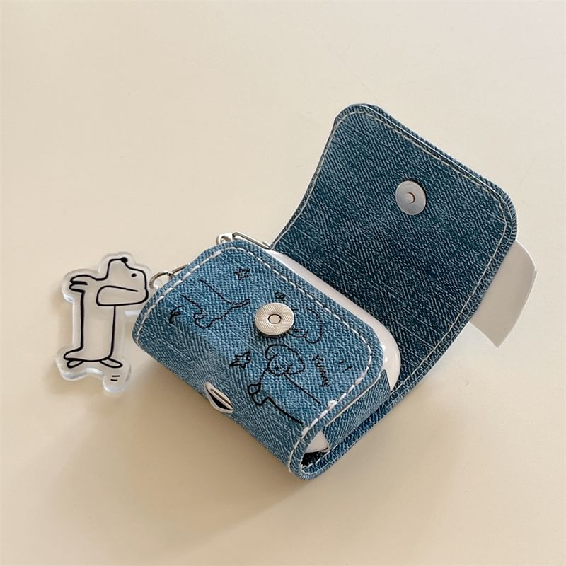 Denim Dog Charm AirPods / Pro Earphone Case Skin