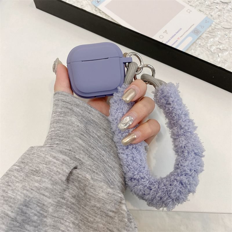 Plain Chenille Strap AirPods / Pro Earphone Case Skin