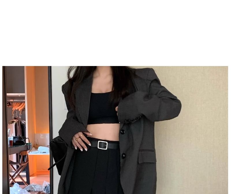 Irregular A-Line Midi Skirt with Belt - Mid Waist