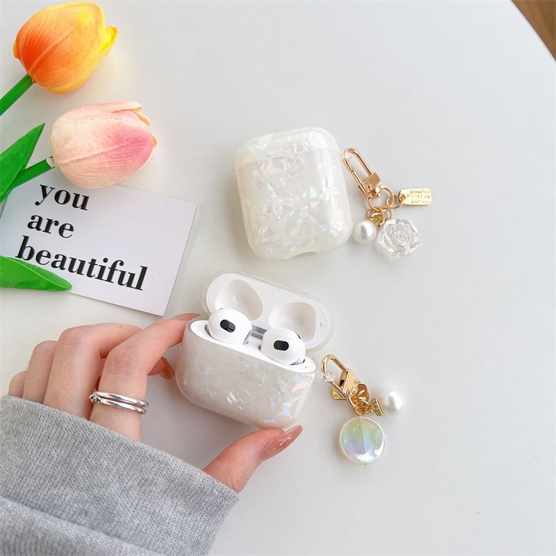 Scallop Texture Charm AirPods / Pro Earphone Case Skin (Various Designs)