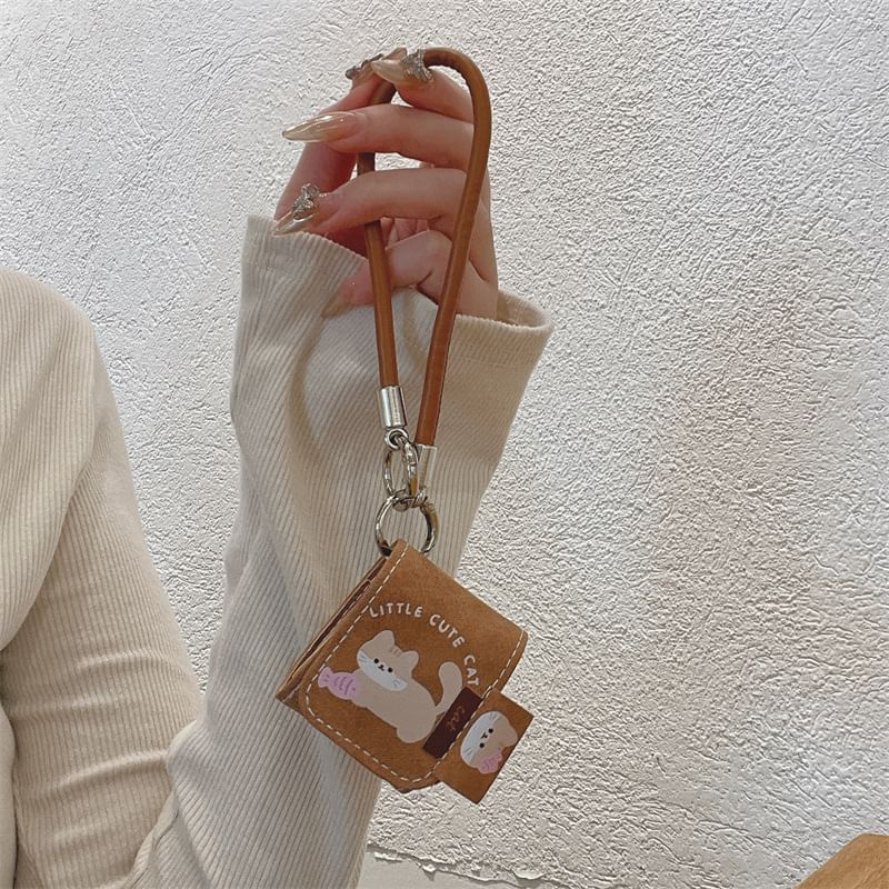 Cat AirPods / Pro Earphone Case Skin / Strap / Set