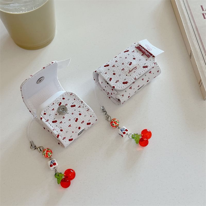 Cherry AirPods / Pro Earphone Case Skin / Charm / Set