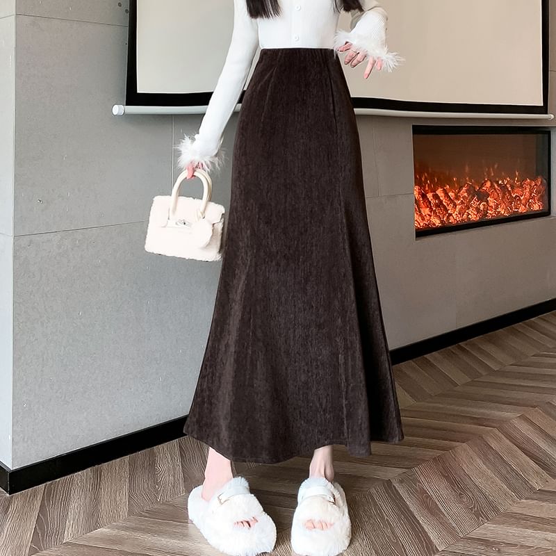 Fishtail Maxi Skirt - High Rise