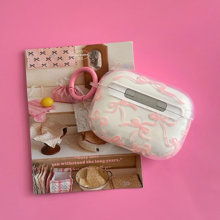 Bow Print AirPods / Pro Earphone Case Skin
