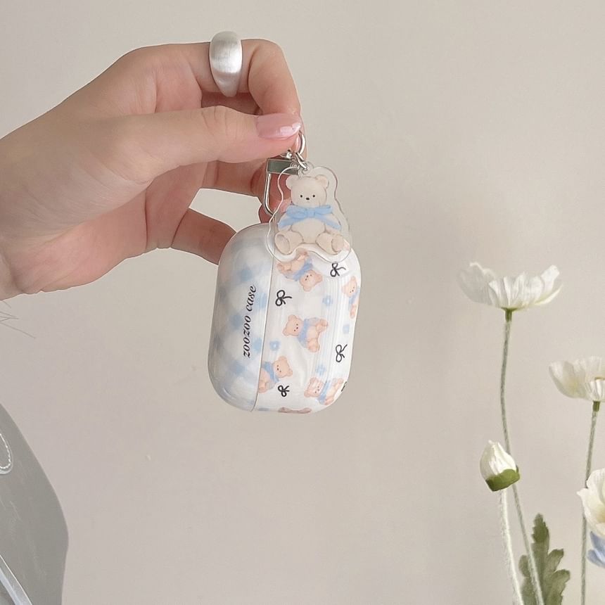 Bear AirPods / Pro Earphone Case Skin / Charm / Set