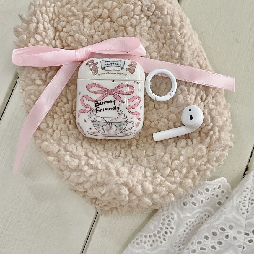 Rabbit Tea Cup AirPods / Pro Earphone Case Skin
