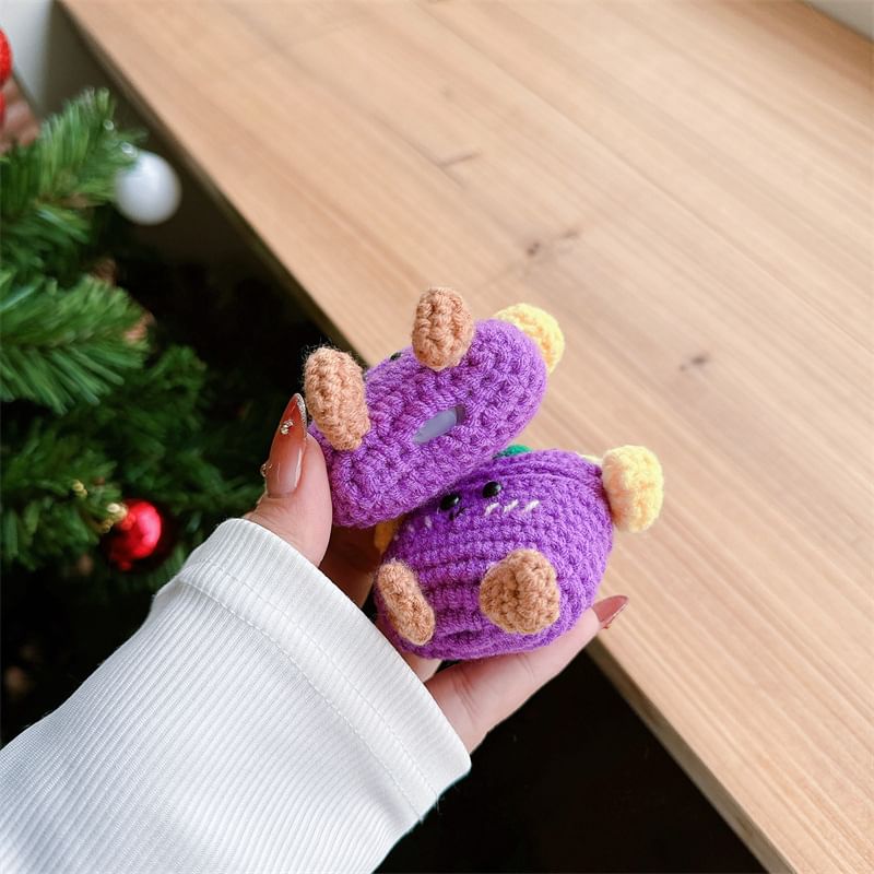 Eggplant Knit AirPods / Pro Earphone Case Skin