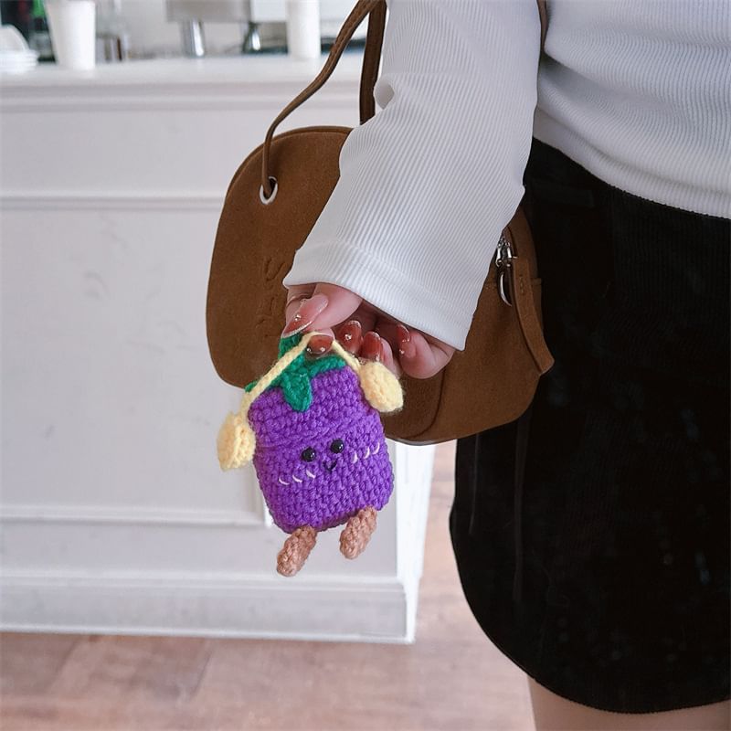 Eggplant Knit AirPods / Pro Earphone Case Skin