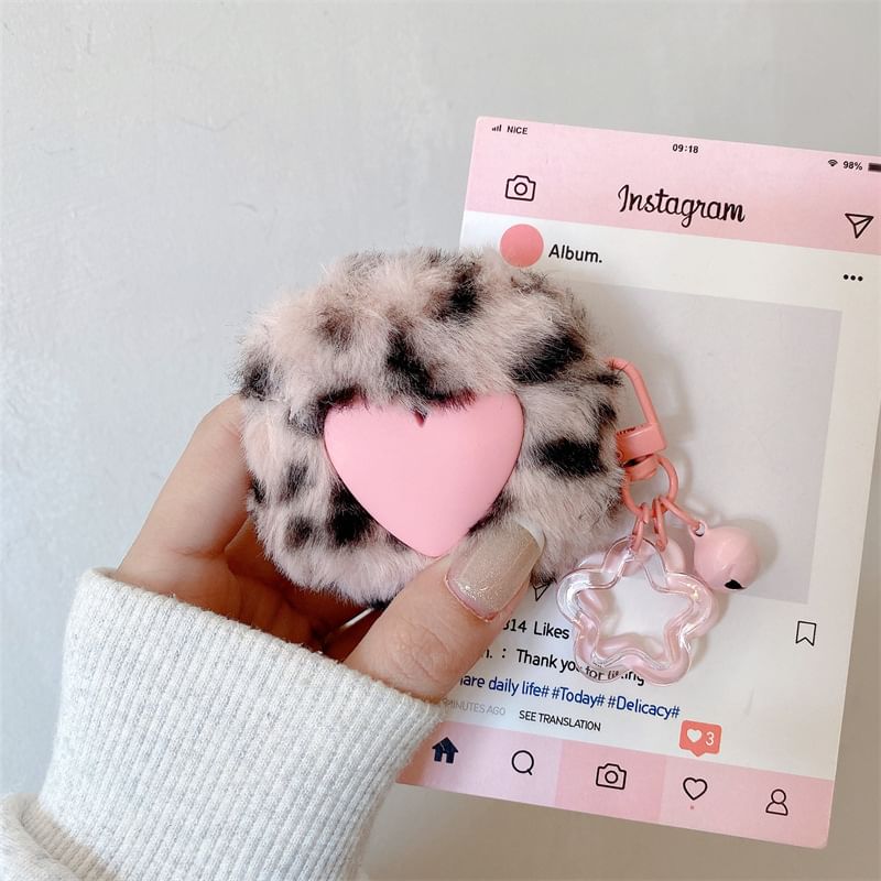 Heart Chenille Star Charm AirPods / Pro Earphone Case Skin