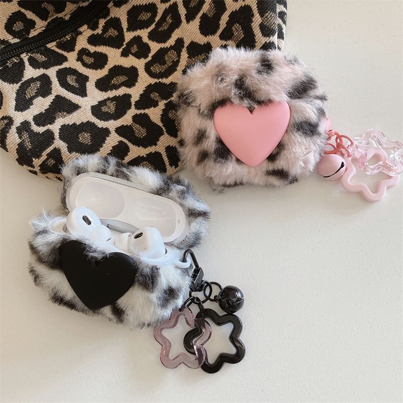 Heart Chenille Star Charm AirPods / Pro Earphone Case Skin